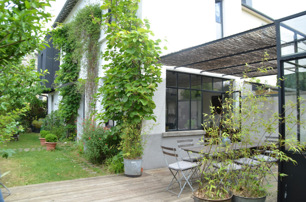 Jardin pergola
