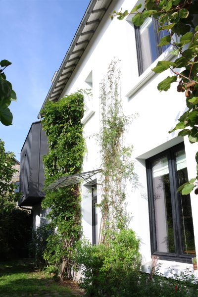 Maison de ville, rénovée et agrandie, quartier Saint-Martin à Rennes